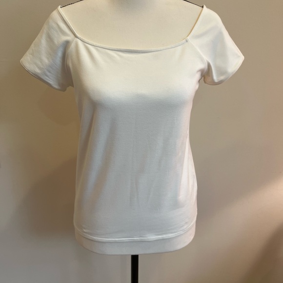 Armani Collezioni Tops - Armani Collezioni Beautiful Classic T Size 8 Viscose Made in Italy